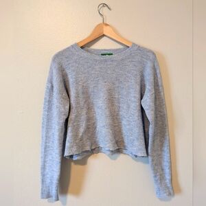 Cropped Sky Blue Sweater